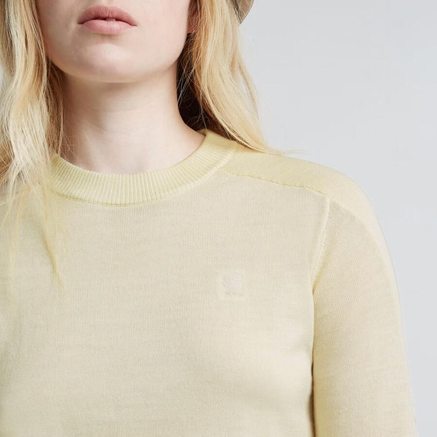 G-Star RAW Core Gebreide Trui Wit Dames - Foto 3