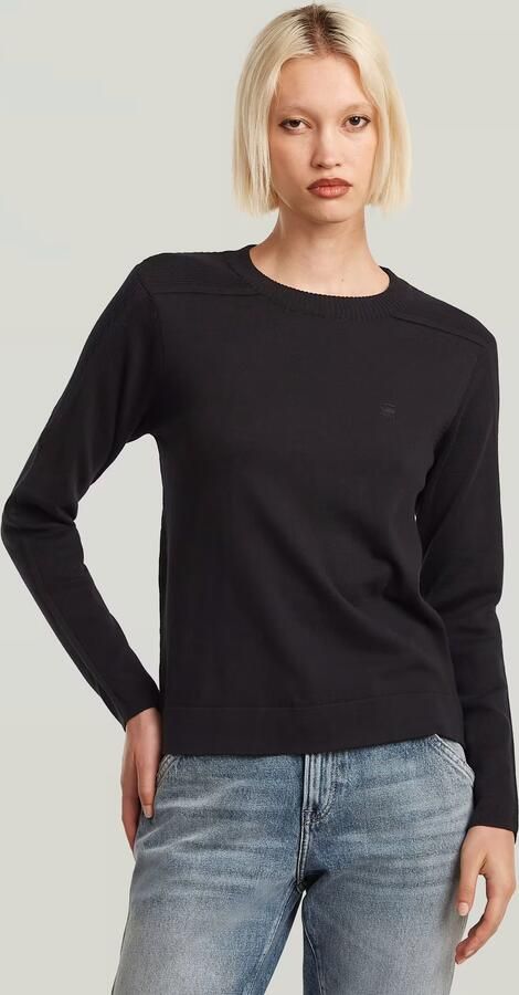 G-Star RAW Core Gebreide Trui Zwart Dames - Foto 4