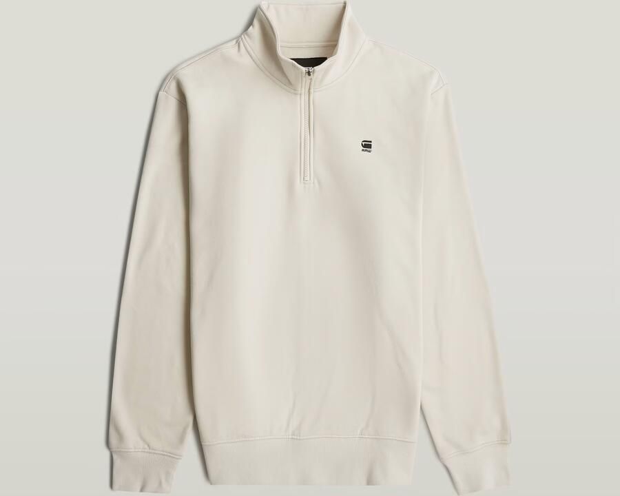 G-Star RAW Core Half Zip Sweater Wit Heren
