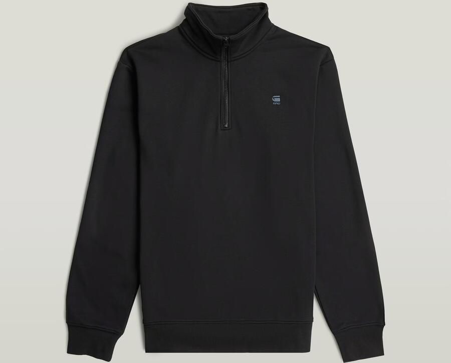 G-Star RAW Core Half Zip Sweater Zwart Heren