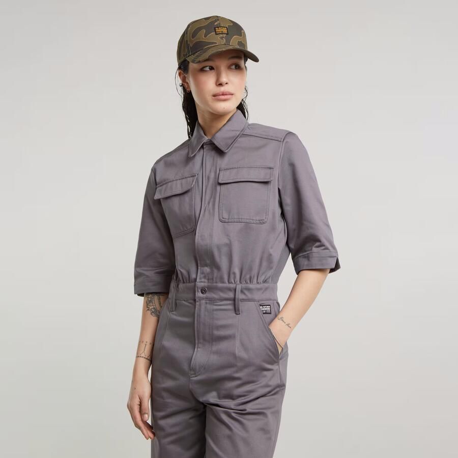 G-Star RAW Core Jumpsuit Grijs Dames