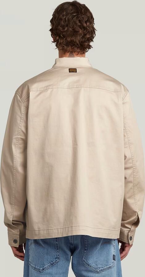 G-Star RAW Core Lightweight Overshirt Beige Heren - Foto 5