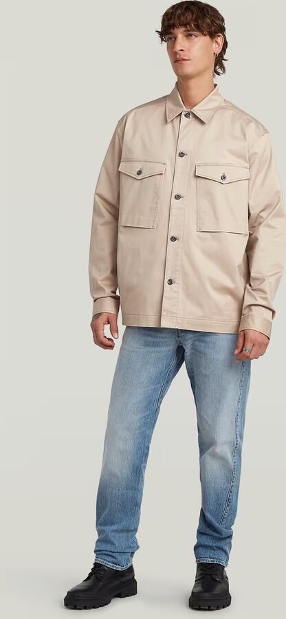 G-Star RAW Core Lightweight Overshirt Beige Heren - Foto 6
