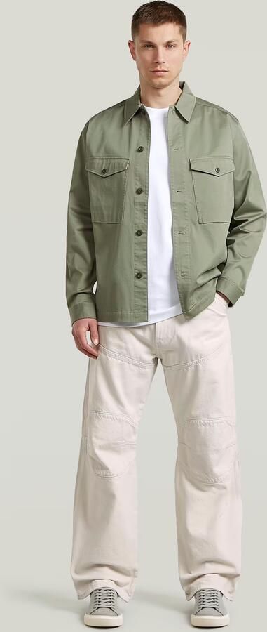 G-Star Raw Overhemdjack met kentkraag en borstzakken - Foto 10