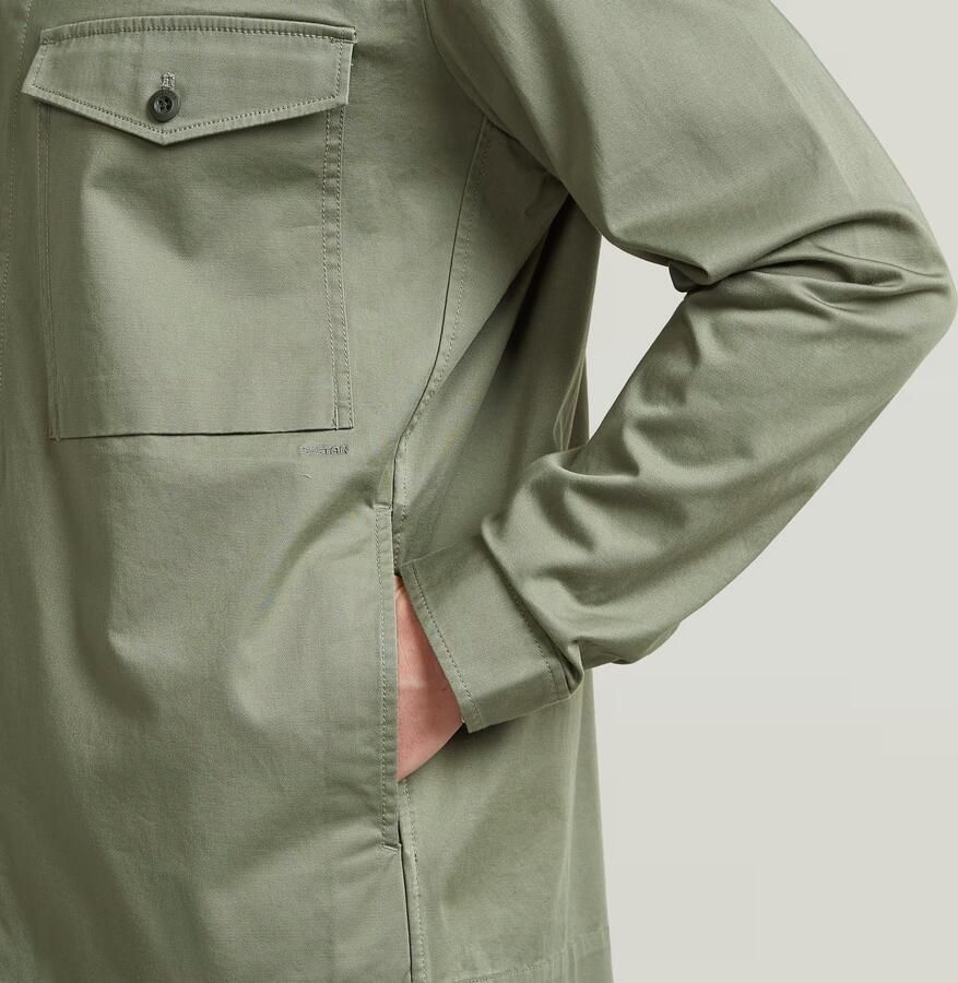 G-Star Raw Overhemdjack met kentkraag en borstzakken - Foto 3