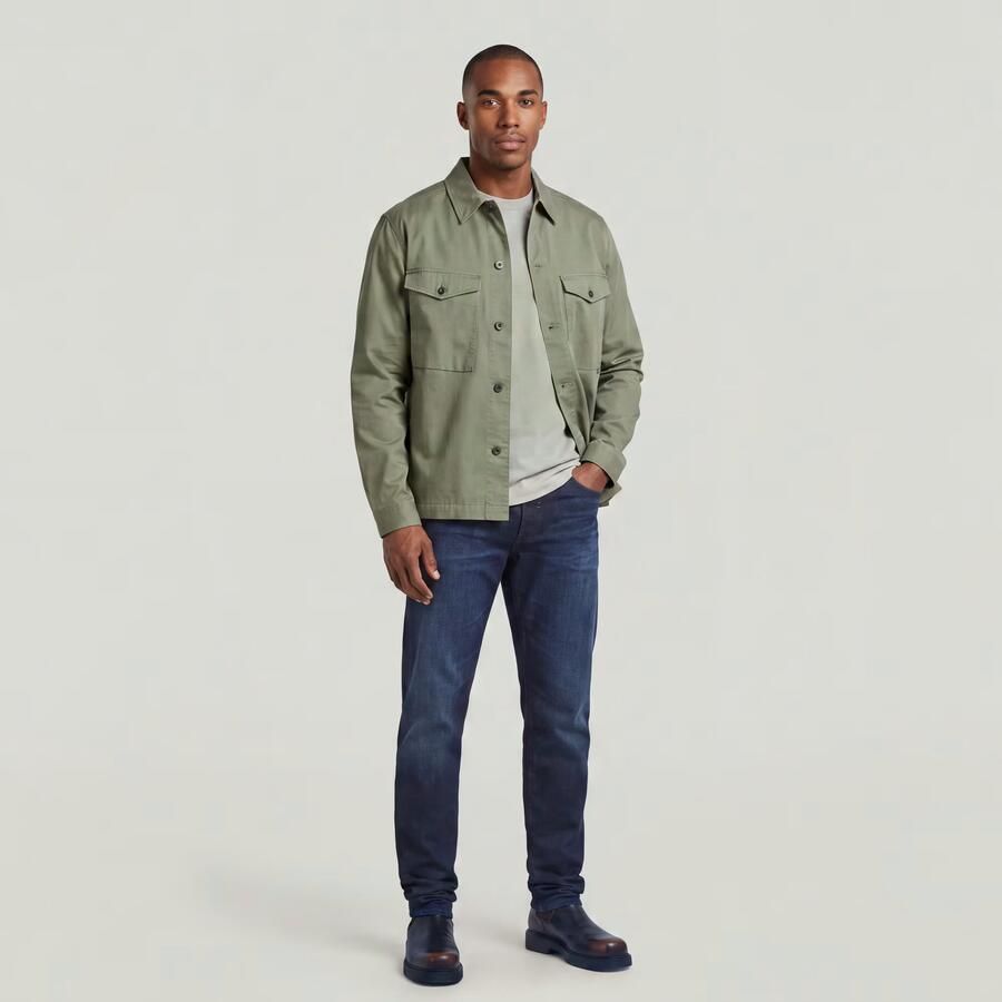 G-Star Raw Overhemdjack met kentkraag en borstzakken - Foto 3