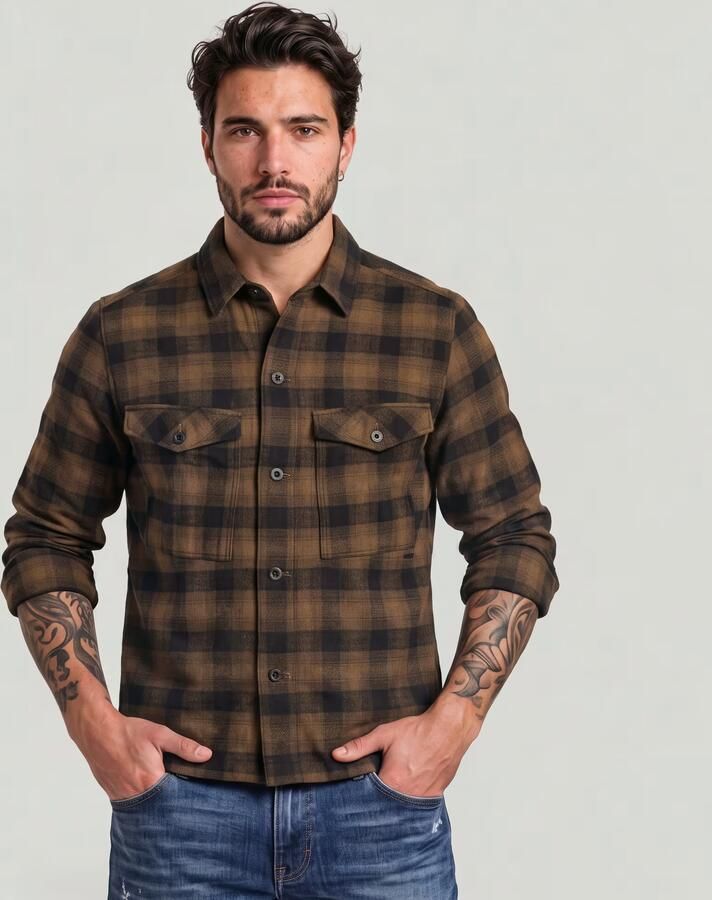 G-Star RAW Core Lightweight Overshirt Meerkleurig Heren