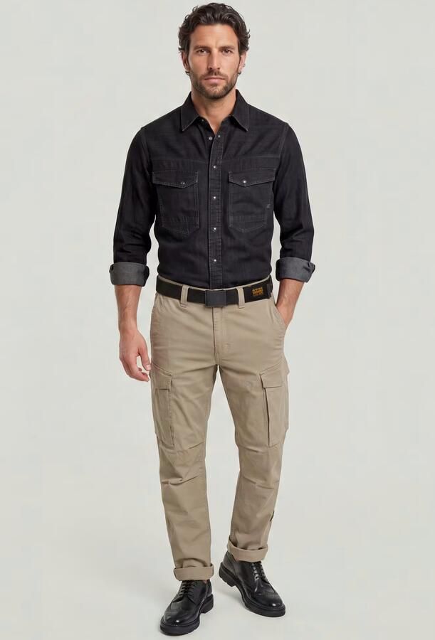 G-Star RAW Core Regular Cargo Broek Beige Heren - Foto 7