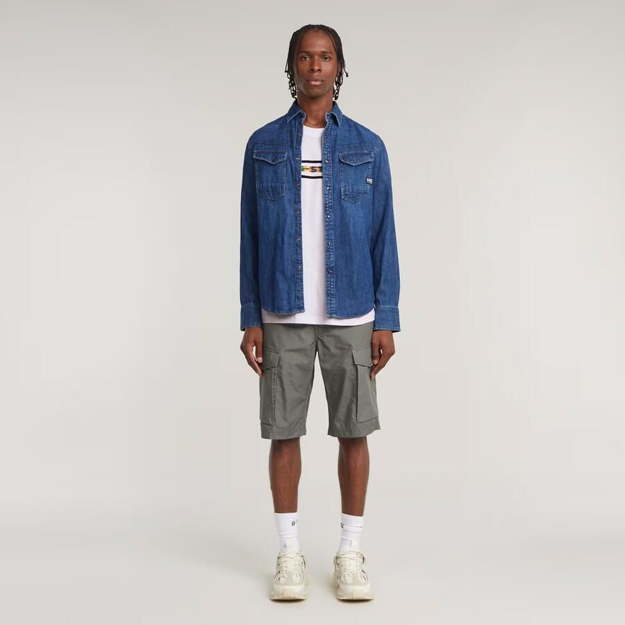 G-Star RAW Core Regular Cargo Short Grijs Heren