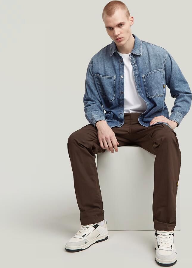 G-Star RAW Core Regular Cargobroek Bruin Heren - Foto 4