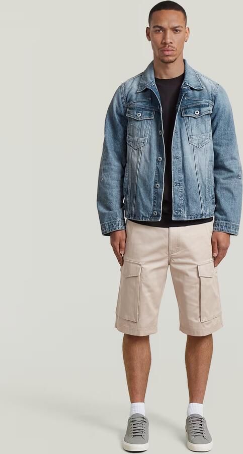 G-Star RAW Core Regular Cargoshort Beige Heren - Foto 6