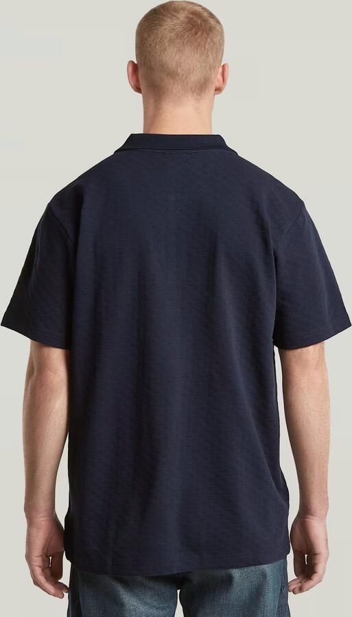 G-Star RAW Core Regular Jacquard Polo Donkerblauw Heren - Foto 5