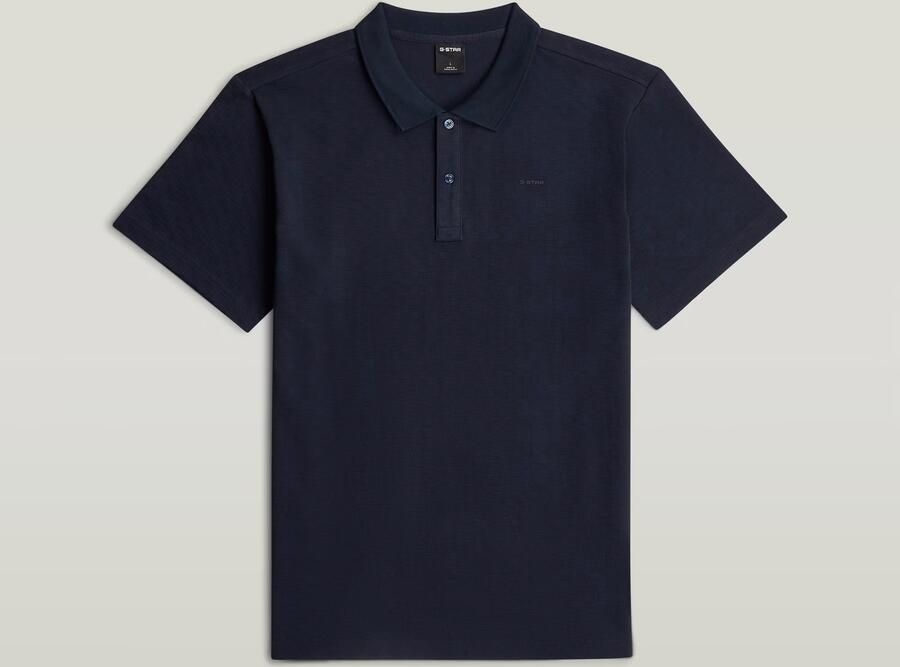 G-Star RAW Core Regular Jacquard Polo Donkerblauw Heren - Foto 7