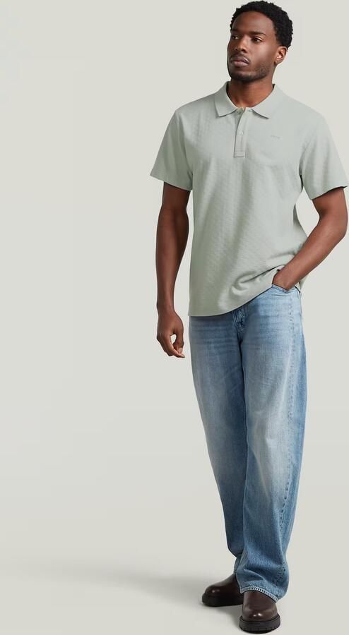 G-Star RAW Core Regular Jacquard Polo Groen Heren - Foto 6