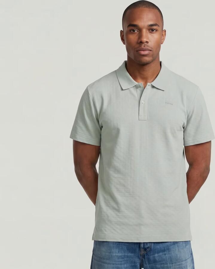 G-Star RAW Core Regular Jacquard Polo Groen Heren - Foto 3