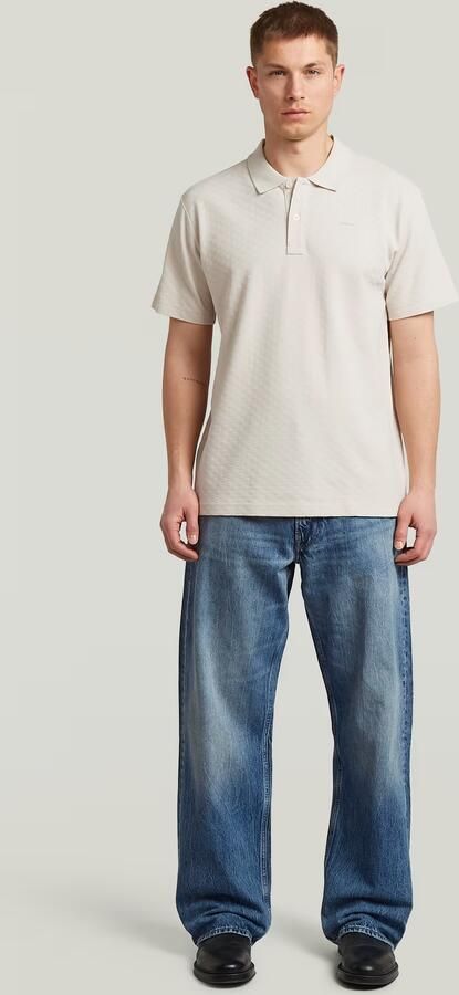 G-Star RAW Core Regular Jacquard Polo Wit Heren - Foto 11