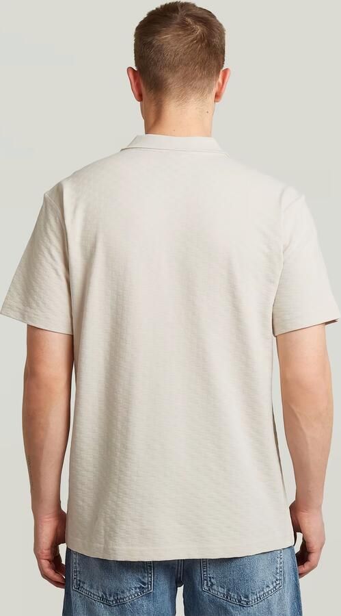 G-Star RAW Core Regular Jacquard Polo Wit Heren - Foto 9