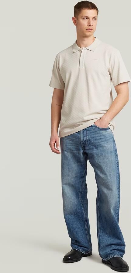G-Star RAW Core Regular Jacquard Polo Wit Heren - Foto 10