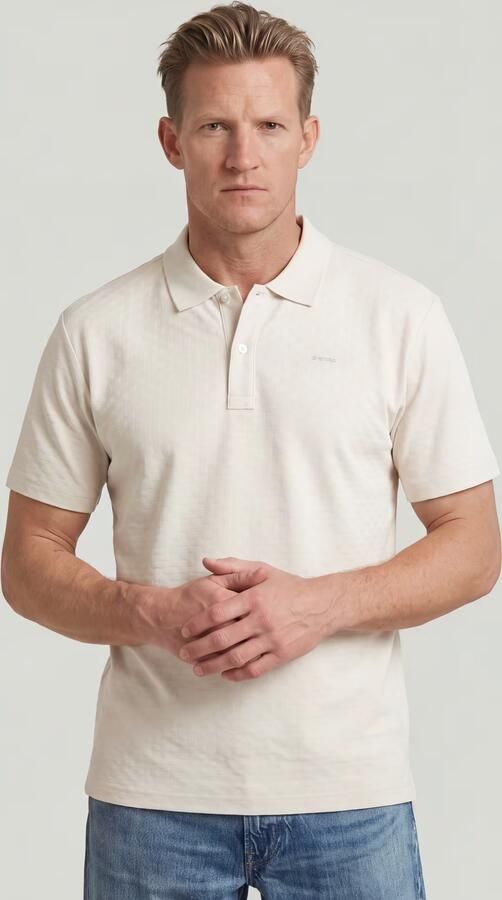 G-Star RAW Core Regular Jacquard Polo Wit Heren - Foto 11