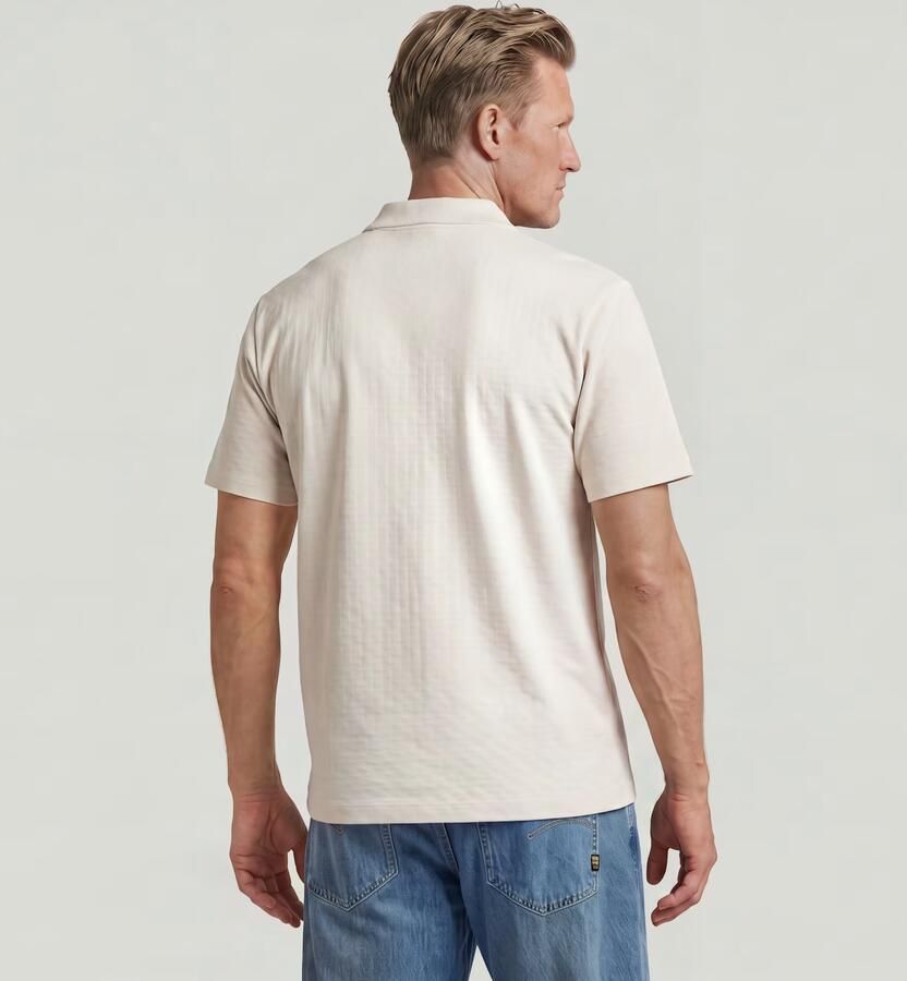 G-Star RAW Core Regular Jacquard Polo Wit Heren - Foto 5