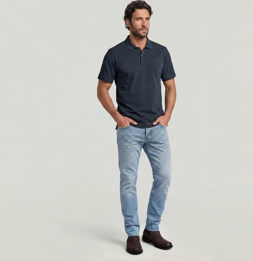 G-Star Raw Regular fit Poloshirt van puur katoen Model 'Core' - Foto 4