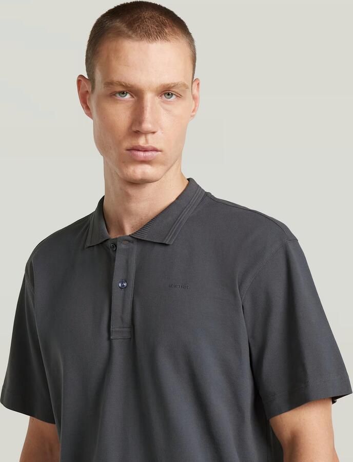 G-Star RAW Core Regular Polo Grijs Heren - Foto 3