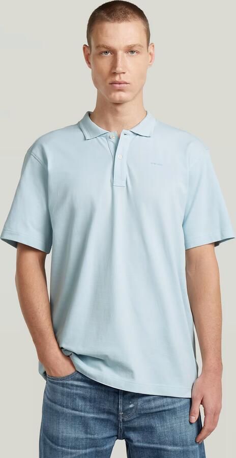 G-Star RAW Core Regular Polo Lichtblauw Heren