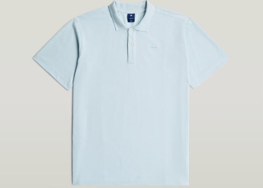 G-Star RAW Core Regular Polo Lichtblauw Heren - Foto 4