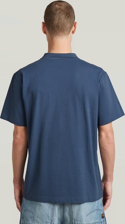 G-Star RAW Core Regular Polo Midden blauw Heren - Foto 5