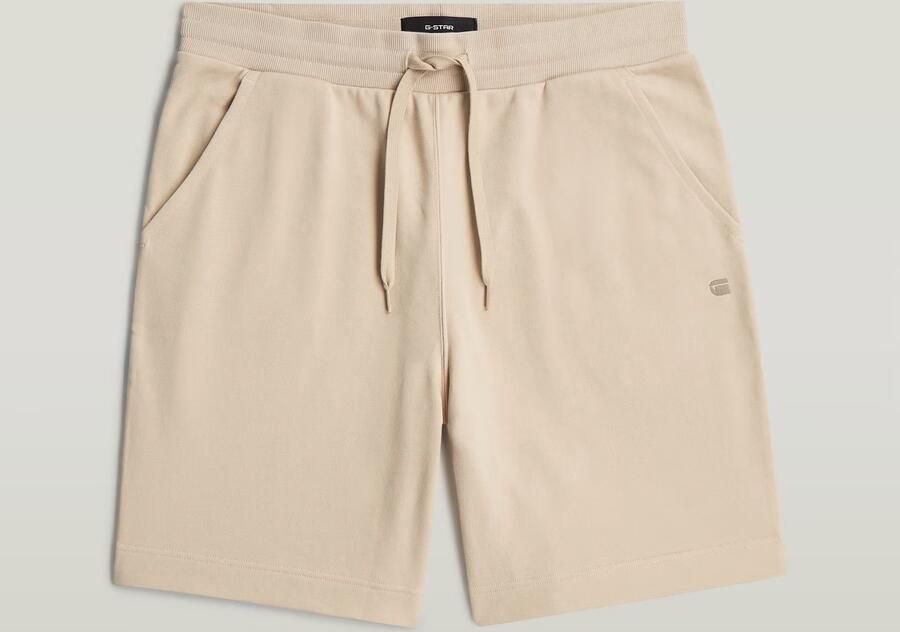 G-Star RAW Core Sweatshort Beige Heren - Foto 4