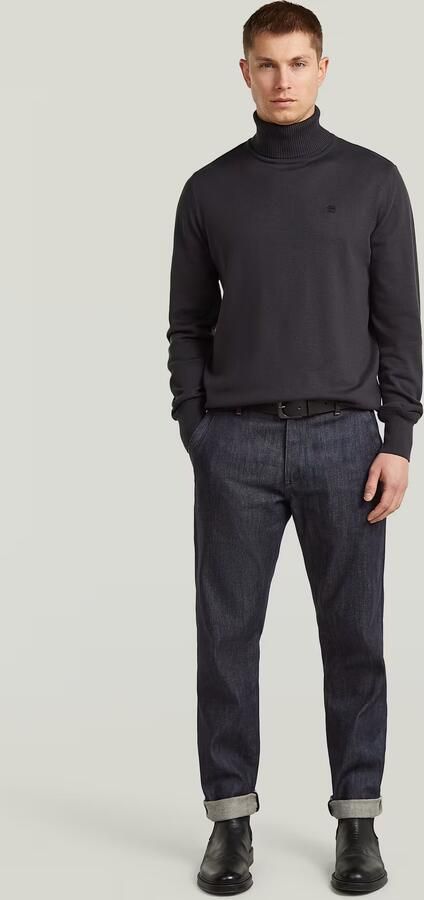 G-Star RAW Core Turtle Gebreide Trui Grijs Heren - Foto 6