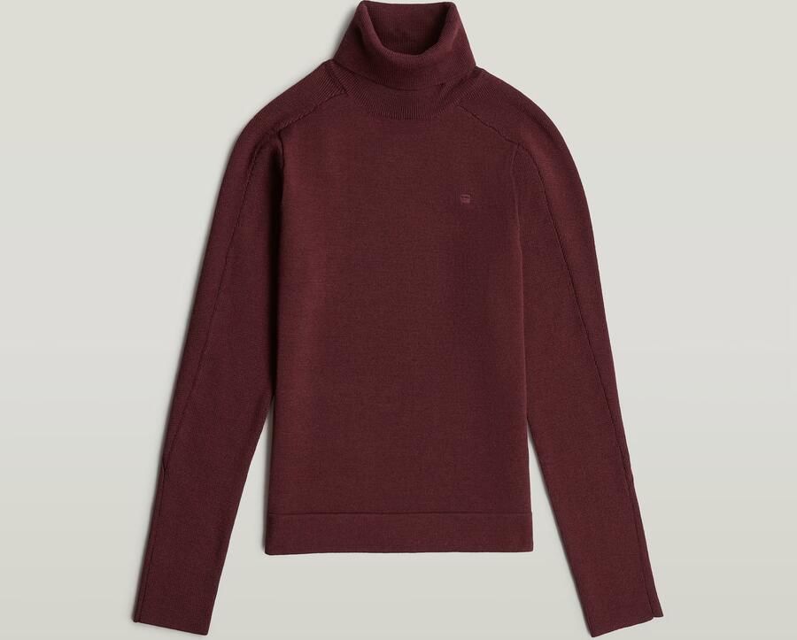 G-Star RAW Core Turtle Slim Gebreide Trui Rood Dames