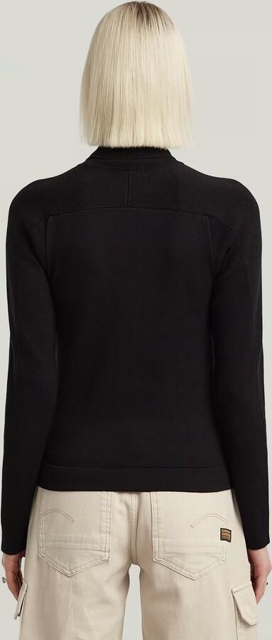G-Star RAW Core Turtle Slim Gebreide Trui Zwart Dames - Foto 7