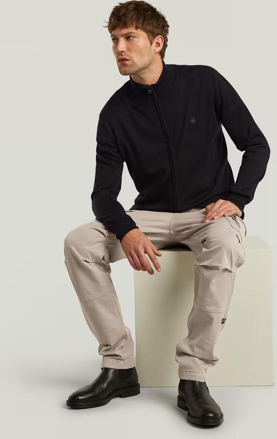 G-Star RAW Core Zip Gebreid Vest Zwart Heren - Foto 3