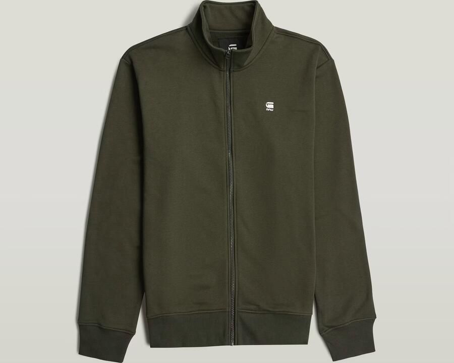 G-Star RAW Core Zip Stand Up Collar Sweater Grijs Heren