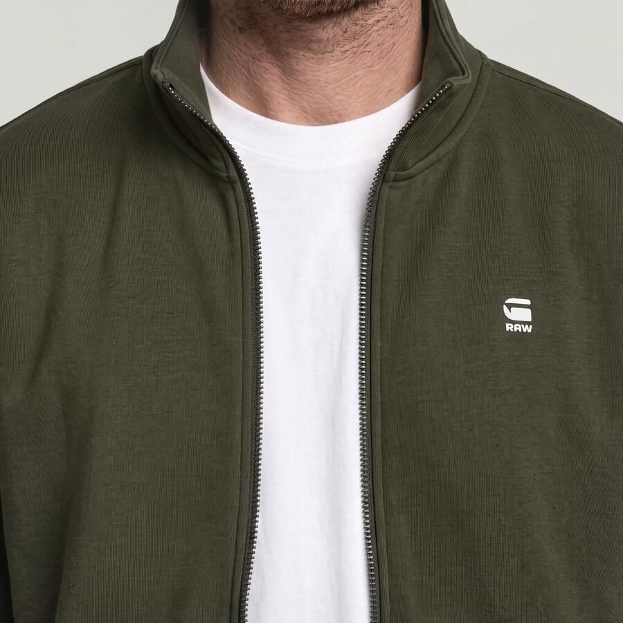 G-Star RAW Core Zip Stand Up Collar Sweater Grijs Heren - Foto 2
