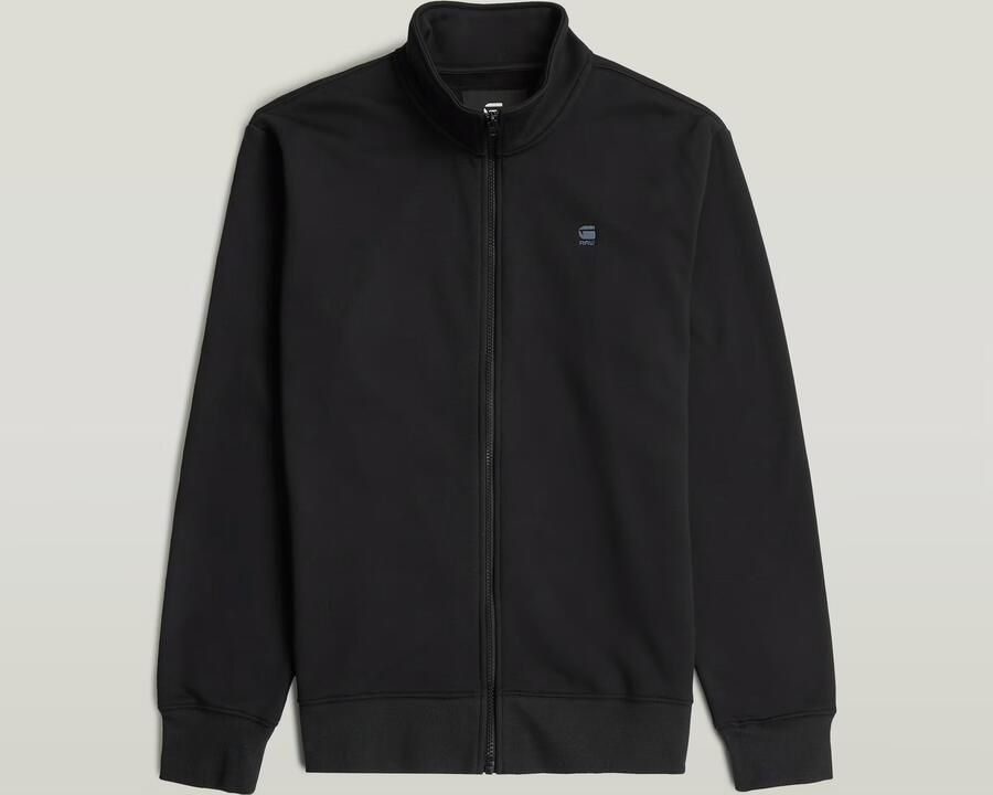 G-Star RAW Core Zip Stand Up Collar Sweater Zwart Heren