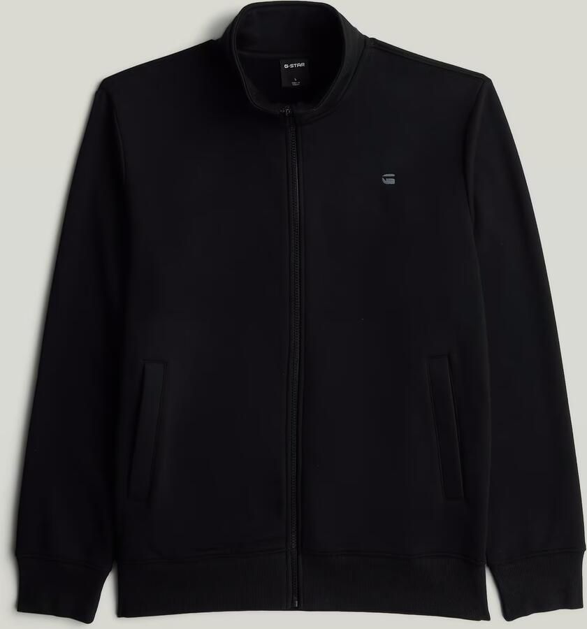 G-Star RAW Core Zip Stand Up Collar Sweater Zwart Heren