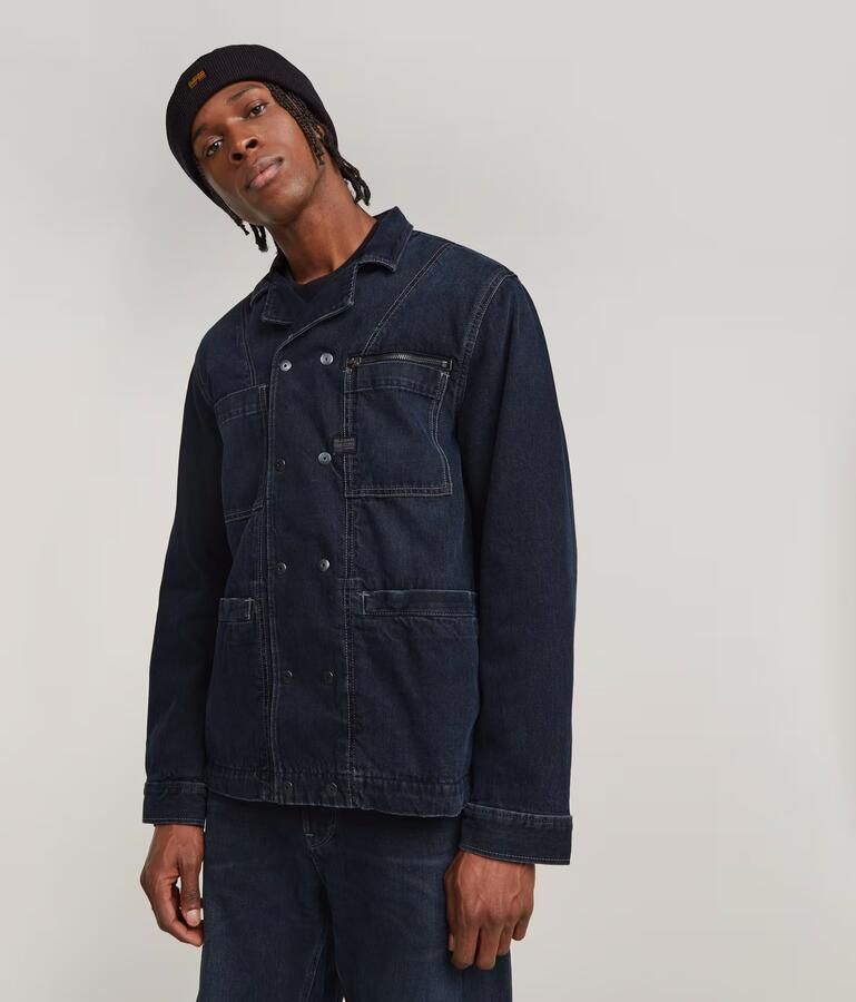 G-Star RAW Jeansjack Correct Blazer met dubbele knopenrij - Foto 5