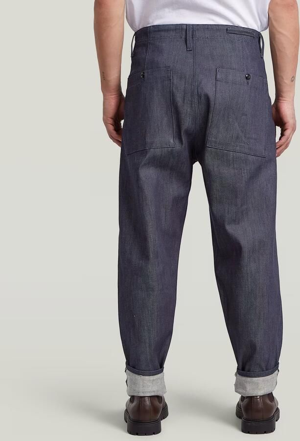 G-Star RAW The Ignaz- Correct Pleated Chino Relaxed Donkerblauw Heren