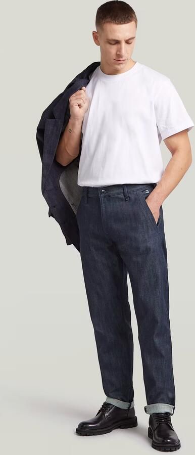 G-Star RAW The Otto Correct Morry Chino Donkerblauw Heren - Foto 7