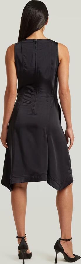 G-Star RAW Corset Flare Jurk Zwart Dames - Foto 6