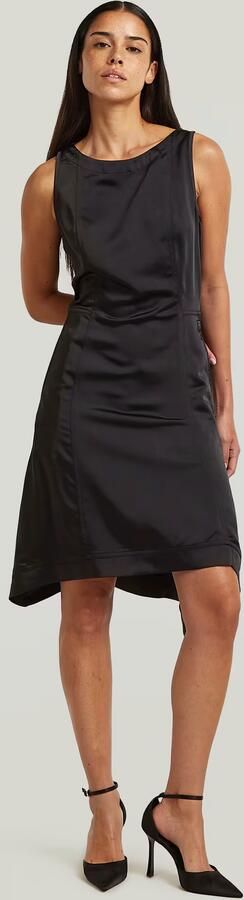 G-Star RAW Corset Flare Jurk Zwart Dames - Foto 7
