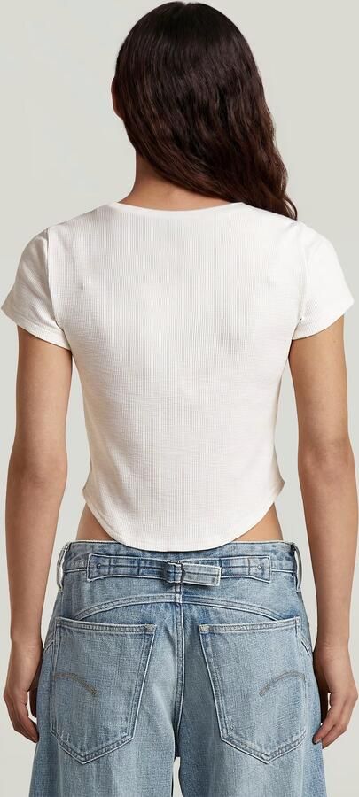 G-Star RAW Corset Slim T-Shirt Wit Dames - Foto 7