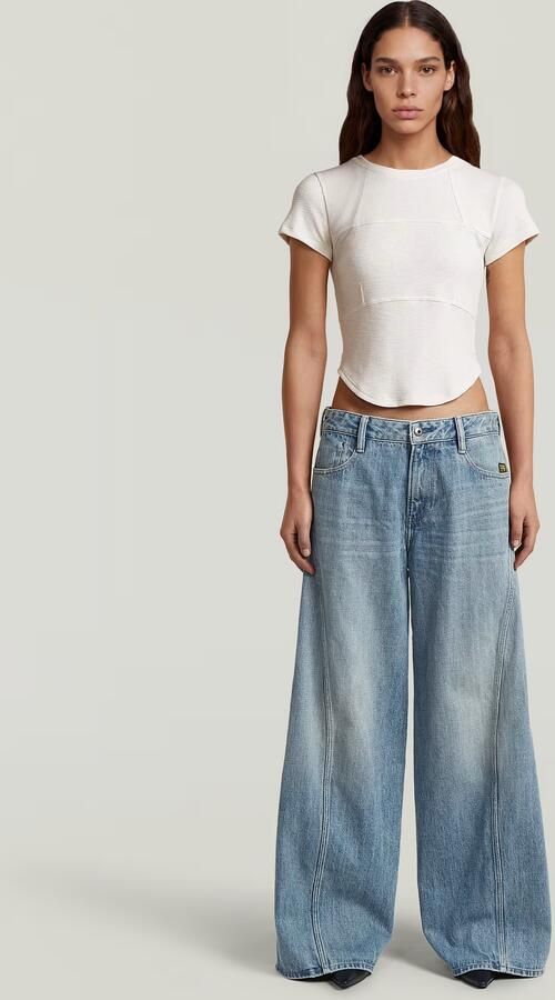 G-Star RAW Corset Slim T-Shirt Wit Dames - Foto 5