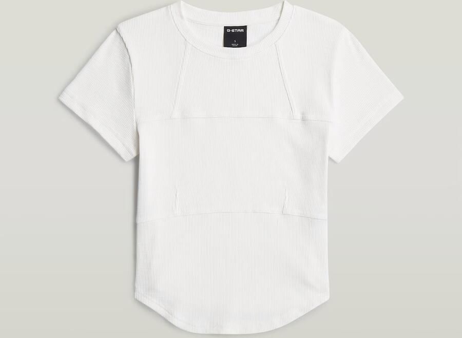 G-Star RAW Corset Slim T-Shirt Wit Dames - Foto 4