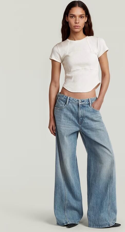G-Star RAW Corset Slim T-Shirt Wit Dames - Foto 6