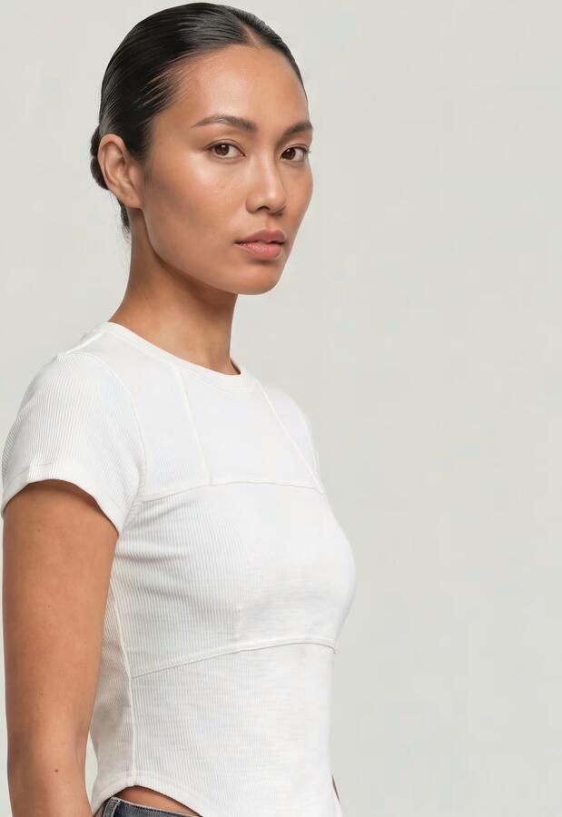 G-Star RAW Corset Slim T-Shirt Wit Dames - Foto 3