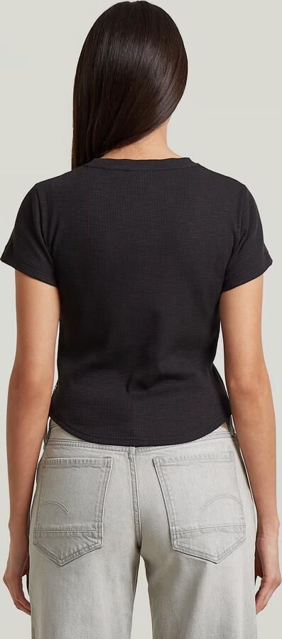 G-Star RAW Corset Slim T-Shirt Zwart Dames - Foto 5