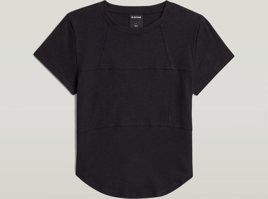 G-Star RAW Corset Slim T-Shirt Zwart Dames - Foto 3